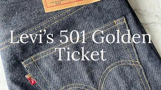 Levis 501 Golden Ticket (Shrink To Fit Process)