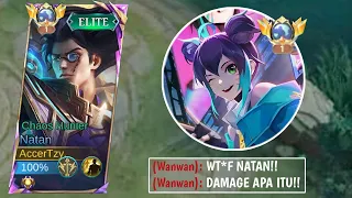 FULL MIKRO!! SESIMPEL INI MAEN NATAN DENGAN MIKRO!!! BEST GAMEPLAY NATAN! - Mobile Legends