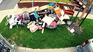 Searching Through Rubbish Piles For The Metal & Resale