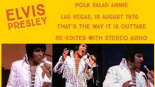 Elvis Presley - Polk Salad Annie - 10 August 1970, Opening Show - Re-edited with Stereo audio