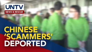 PH deports 167 illegal Chinese workers involved in various violations, scams
