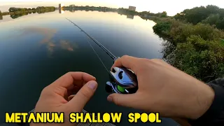 How light can the  metanium shallow spool cast?