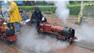 Firing UP The Allen Models Fitchburg Northern live Steam locomotive.lepetit train à vapeur de forest