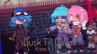 ꒰ 💙🧫 ꒱₊ Dusk Till Dawn but its Gacha ⋆·˚ ༘ * Krew Version 🛍 ༊*·˚Fnf x Krew ] Short [