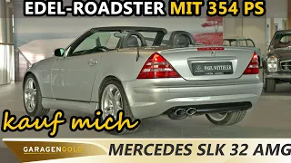 kauf mich - Mercedes-Benz SLK 32 AMG - Edler Roadster-Youngtimer steht zum Verkauf | Garagengold
