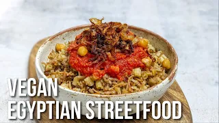The BEST Koshari in the world - Egyptian Vegan Street Food