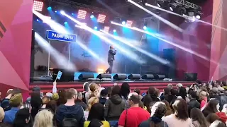 Sasha Ivanov at Radio Dacha concert in Gorky Park for Victory Day