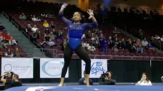 Naimah Muhammad First Gymnast to Compete for Black University & with tights - Fisk University 2023