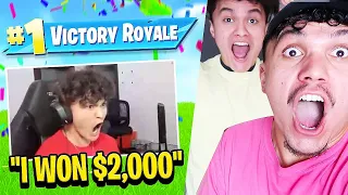 FaZe Reacts to FaZe Jarvis WINNING in Fortnite Cash Cup