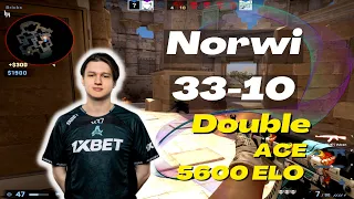 CSGO POV | Aurora Norwi (33-10) Anubis POV | FACEIT Ranked | May 6, 2023