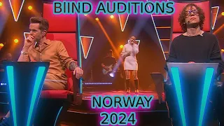 6 AMAZING Blind Auditions || The Voice Norway 2024