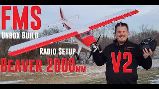 FMS - Beaver V2 - 2m - Unbox, Build, & Radio Setup