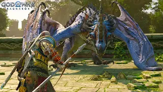 The Dragon Corpse Eater Boss Fight | Trial of The Dead Quest Full Guide - God of War Ragnarok (4K)