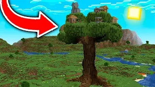 Encontramos una ALDEA en un ARBOL GIGANTE de MINECRAFT! 😍