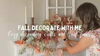 Fall Decorate With Me | Cozy Decorating, Crafts, and Thrift Haul | Fall Decor on a Budget 2023