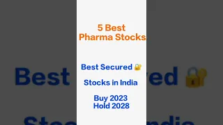 5 Best Pharma Stock | Tention Free Pharma Stocks #multibaggerstocks #multibaggerstock #stock #share