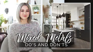 How to Mix Metals Like a Pro! (Interior Design Dos and Don'ts)