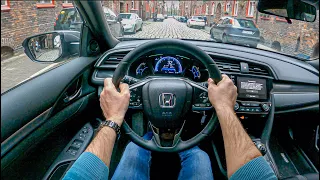 2021 Honda Civic 5d [1,0 VTEC TURBO 126HP] | 0-100 | POV Test Drive #786 Joe Black