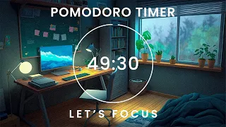 Pomodoro Timer 50/10 📚🎶 Deep Focus Study/Work Concentration [chill lo-fi hip hop beats]