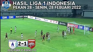 Persipura vs Borneo - Hasil Liga 1 Indonesia 2022 Hari ini - Hasil Persipura vs Borneo tadi malam