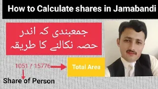 How to calculate  shares in Jamabandi | Learn & Learn