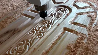 Most Amazing Smart Wooden Door Design by CNC Router Machine || Wood Working Skill