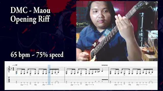 DMC - Maou (Opening Riff with Tabs)