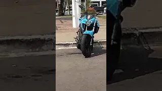 Fz25 azul bebê com escape esportivo / Fui Rastreado! Olha o Deboche!