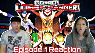 Power Ranger Fans React To Go Go Loser Ranger Episode 1 | "We Are Justice! The Dragon Keepers!