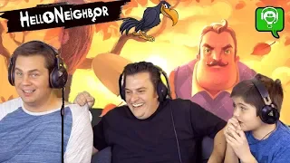 Over 60 Minutes Compilation! HELLO NEIGHBOR Video Game Play with HobbyGuy and HobbyFamily