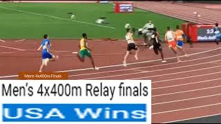 USA wins Men’s 4x400 meter relay final in 2021 Tokyo Olympics