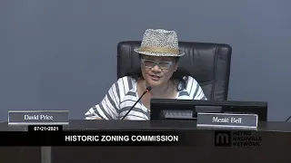 07/21/21 Historic Zoning Commission