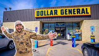 Impossible DOLLAR GENERAL Fishing Challenge!!! (Catch Clean Cook)