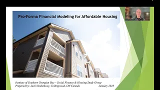 Pro-Forma Financial Modeling for Affordable Housing