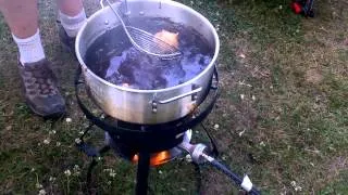 deep fried marshmallow stuffed with caramilk