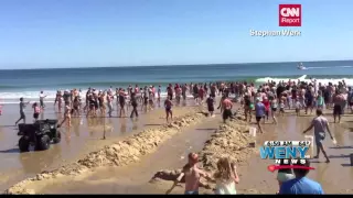 WENY GMTT: Beachgoers Try To Save Great White Shark 09 09