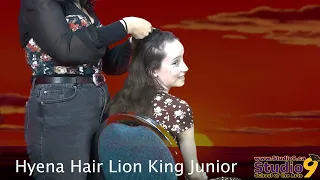 How to Style Hyena Hair for Lion King Jr.