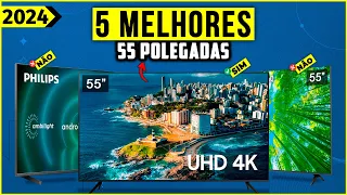 As 5 Melhores Tv 55 Polegadas/ Smart Tv 55 Polegadas Em 2024!