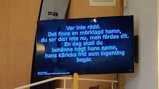 🇸🇪 Psalm 256 🗣️🎼"Var inte rädd. 🇧🇷Vamos adorar 🎶🎙️a Deus em suéco!? texto, svenska e suéco.👇