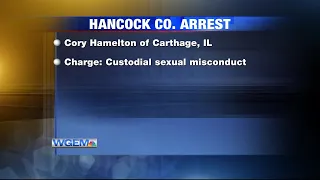 Guard at Hancock County Jail arrested for sexual misconduct with inmate