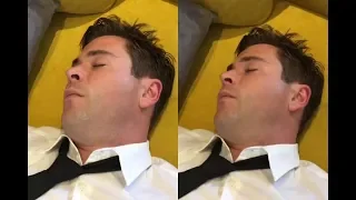 Chris Hemsworth the sleeping beauty