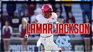 Lamar Jackson Highlights vs UNC // 25/39 525 Total Yards, 6 TDs // 9.09.17