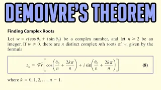 Finding Complex Roots | DeMoivre's Theorem