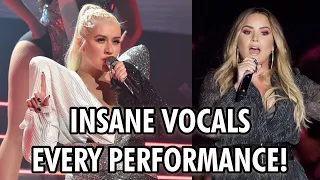 Christina Aguilera’s INSANE Vocals From “Fall In Line” | Feat. Demi Lovato