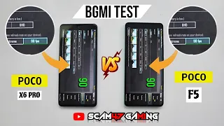 🔥The Epic 90Fps Test: Poco X6 Pro vs Poco F5 BGMI With Fps Meter