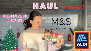 Christmas Food Haul 2023🎄 |✨ NEW IN ✨| M&S, Aldi, Tesco