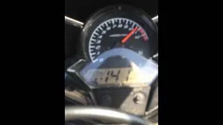 Honda CBR 125 2013 Top speed in straight surface