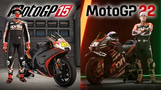 Evolution of Aprilia RS-GP in Every MotoGP Games