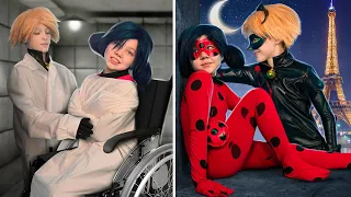 ¿Ladybug lo descubrió todo? ¡Otra historia de Ladybug y Cat Noir en la vida real!