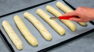 Sausages into dough - a quick recipe, with puff pastry!